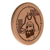 East Carolina Laser Engraved Wood Sign by the Holland Bar Stool Co., WSgnLNatEcarol