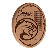 University of Houston Laser Engraved Wood Sign by the Holland Bar Stool Co., WSgnLNatHouston