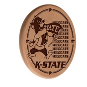 Kansas State Laser Engraved Wood Sign by the Holland Bar Stool Co., WSgnLNatKnsasS