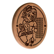 North Carolina Laser Engraved Wood Sign by the Holland Bar Stool Co., WSgnLNatNorCar