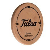 Tulsa Laser Engraved Wood Sign by the Holland Bar Stool Co., WSgnLNatTulsaU