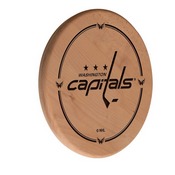 Washington Capitals Laser Engraved Wood Sign by the Holland Bar Stool Co., WSgnLNatWshCap