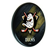 Anaheim Ducks Digitally Printed Wood Sign by the Holland Bar Stool Co., WSgnPBlkAnaDks