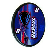 DePaul Digitally Printed Wood Sign by the Holland Bar Stool Co., WSgnPBlkDePaul