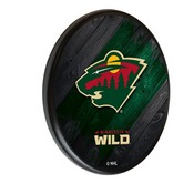 Minnesota Wild Digitally Printed Wood Sign by the Holland Bar Stool Co., WSgnPBlkMinWld