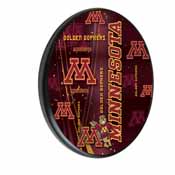Minnesota Digitally Printed Wood Sign by the Holland Bar Stool Co., WSgnPBlkMinnUn