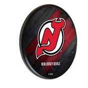 New Jersey Devils Digitally Printed Wood Sign by the Holland Bar Stool Co., WSgnPBlkNJDevl