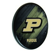 Purdue Digitally Printed Wood Sign by the Holland Bar Stool Co., WSgnPBlkPurdue