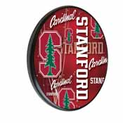 Stanford Digitally Printed Wood Sign by the Holland Bar Stool Co., WSgnPBlkStnfrd