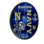 US Naval Academy (NAVY) Digitally Printed Wood Sign by the Holland Bar Stool Co., WSgnPBlkUSNavA