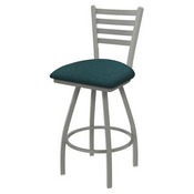 XL 410 Jackie Swivel Stool with Anodized Nickel Finish and Graph Tidal Seat, AGS-X41025AN022