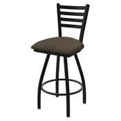 XL 410 Jackie Swivel Stool with Black Wrinkle Finish and Canter Earth Seat, AGS-X41025BW006