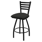 XL 410 Jackie Swivel Stool with Black Wrinkle Finish and Canter Iron Seat, AGS-X41025BW008
