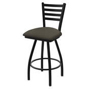 XL 410 Jackie Swivel Stool with Black Wrinkle Finish and Graph Chalice Seat, AGS-X41025BW019