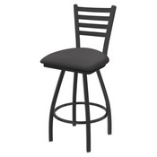 XL 410 Jackie Swivel Stool with Pewter Finish and Canter Storm Seat, AGS-X41025PW004