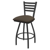 XL 410 Jackie Swivel Stool with Pewter Finish and Canter Earth Seat, AGS-X41025PW006