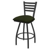 XL 410 Jackie Swivel Stool with Pewter Finish and Canter Pine Seat, AGS-X41025PW010