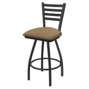 XL 410 Jackie Swivel Stool with Pewter Finish and Canter Sand Seat, AGS-X41025PW013