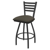XL 410 Jackie Swivel Stool with Pewter Finish and Graph Chalice Seat, AGS-X41025PW019