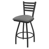 XL 410 Jackie Swivel Stool with Pewter Finish and Graph Alpine Seat, AGS-X41025PW020