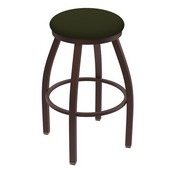 XL 802 Misha Swivel Stool with Bronze Finish and Canter Pine Seat