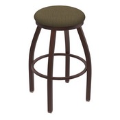 XL 802 Misha Swivel Stool with Bronze Finish and Graph Cork Seat