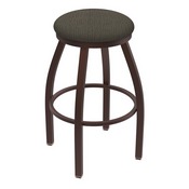 XL 802 Misha Swivel Stool with Bronze Finish and Graph Chalice Seat