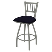 XL 810 Contessa Swivel Stool with Anodized Nickel Finish and Canter Twilight Seat, AGS-X81025AN002