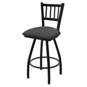 XL 810 Contessa Swivel Stool with Black Wrinkle Finish and Canter Storm Seat, AGS-X81025BW004