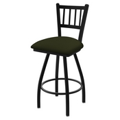 XL 810 Contessa Swivel Stool with Black Wrinkle Finish and Canter Pine Seat, AGS-X81025BW010