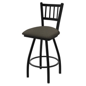 XL 810 Contessa Swivel Stool with Black Wrinkle Finish and Graph Chalice Seat, AGS-X81025BW019