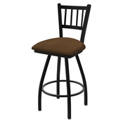 XL 810 Contessa Swivel Stool with Black Wrinkle Finish and Rein Thatch Seat, AGS-X81025BW026