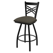XL 820 Catalina Swivel Stool with Black Wrinkle Finish and Graph Chalice Seat, AGS-X82025BW019