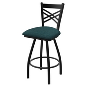 XL 820 Catalina Swivel Stool with Black Wrinkle Finish and Graph Tidal Seat, AGS-X82025BW022