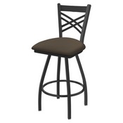 XL 820 Catalina Swivel Stool with Pewter Finish and Canter Earth Seat, AGS-X82025PW006