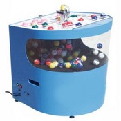 Quiet Round Front Professional Bingo Blower Electronic Bingo Blower W/Verifier, AGS - 17214
