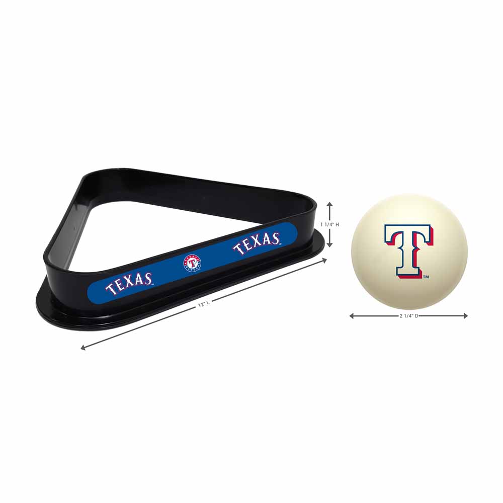 Texas Ranger Collection Ball Texas Rangers Cue Ball & Ball Rack, 773-2020
