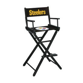 Pittsburgh Steelers Bar Height Directors Chair, 100-1004