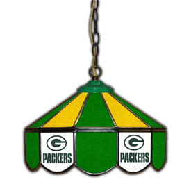 Green Bay Packers 14" Glass Pub Lamp, 133-1001