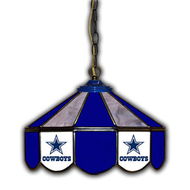 Dallas Cowboys 14" Glass Pub Lamp, 133-1002