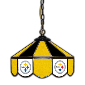 Pittsburgh Steelers 14" Glass Pub Lamp, 133-1004
