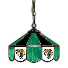 Jacksonville Jaguars 14" Glass Pub Lamp, 133-1015