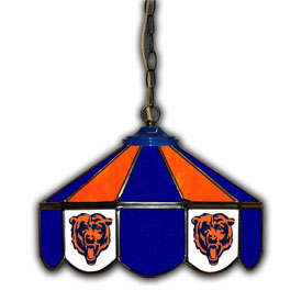 Chicago Bears 14" Glass Pub Lamp, 133-1019