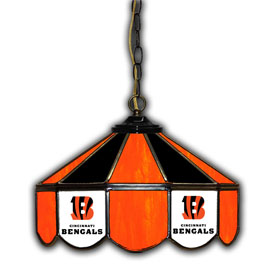 Cincinnati Bengals 14" Glass Pub Lamp, 133-1023
