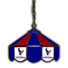 Houston Texans 14" Glass Pub Lamp, 133-1034