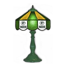 Green Bay Packers 21" Glass Table Lamp, 159-1001