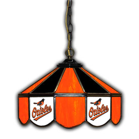 Baltimore Orioles 14" Glass Pub Lamp, 233-2014
