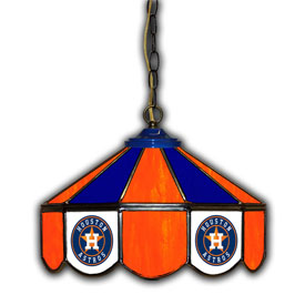 Houston Astros 14" Glass Pub Lamp, 233-2025