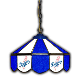 Los Angeles Dodgers 14" Glass Pub Lamp, 233-2026