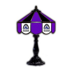 Colorado Rockies 21" Glass Table Lamp, 259-2023